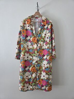 Wray Psychedelic Floral Shirt Dress
